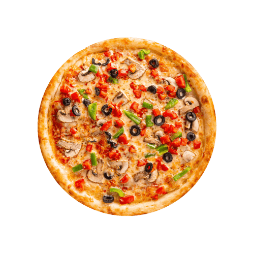 Pizza con champiñones