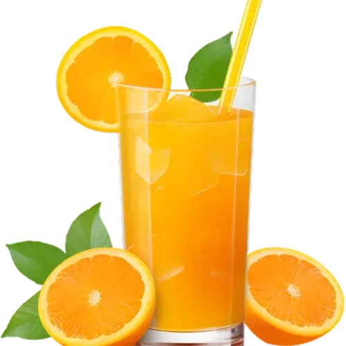 Jugo de naranja fresco